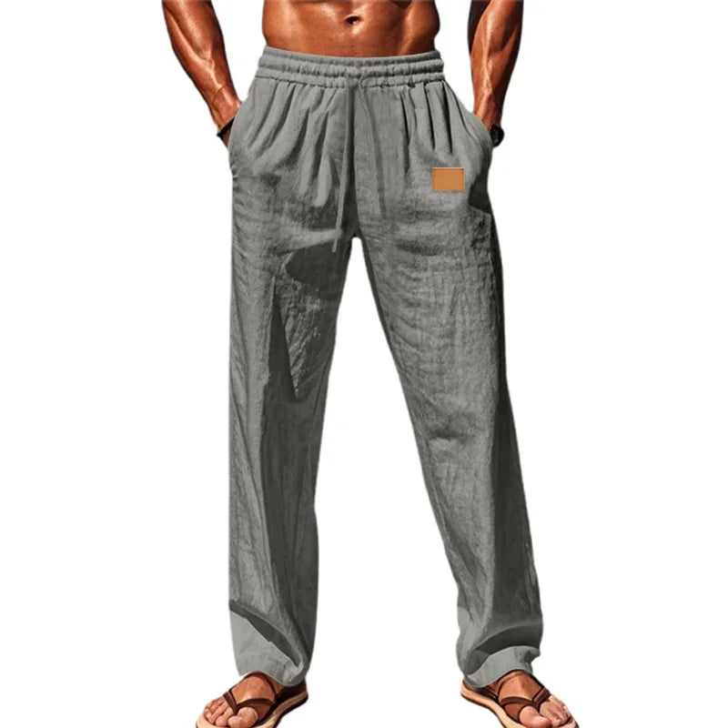 Men’s Elastic Waist Drawstring Pants